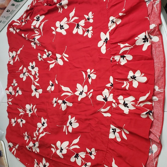 New Look Curves Womens Babydoll Floral Viscose Midi Dress Size 22 Boho Summer - Picture 14 of 14